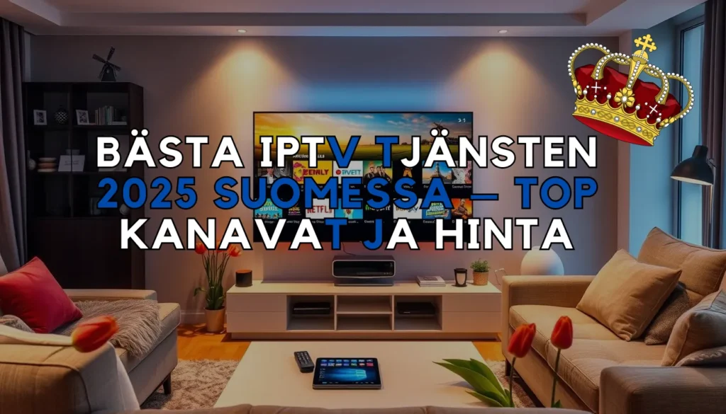 Bästa IPTV Tjänsten 2025 Suomessa