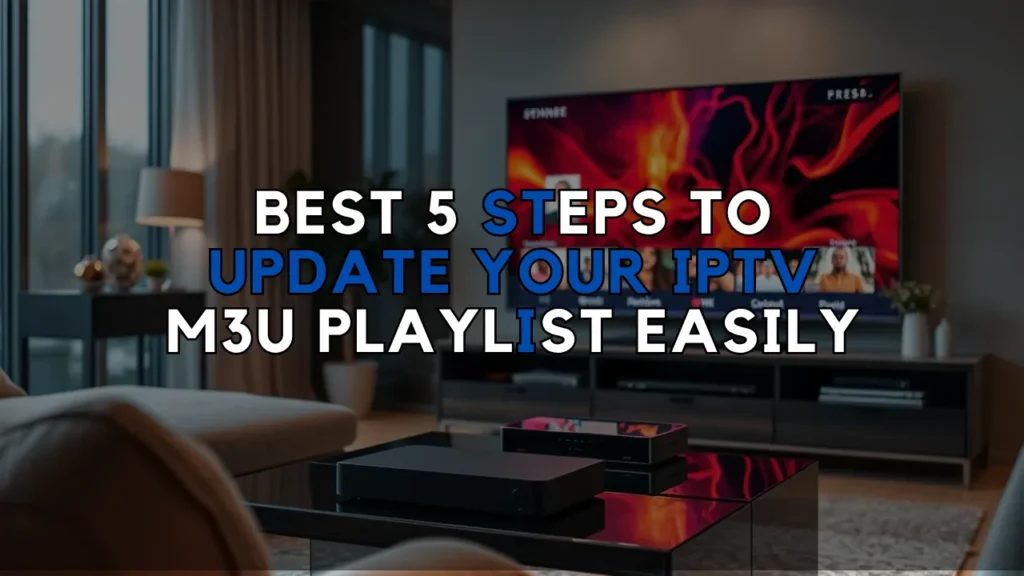 update IPTV M3U playlist